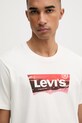 Levi's t-shirt męski bawełniany GRAPHIC CREWNECK beżowy 22491.2104