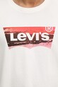Levi's t-shirt męski bawełniany GRAPHIC CREWNECK 22491.2104 beżowy