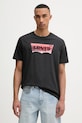Levi's t-shirt męski bawełniany GRAPHIC CREWNECK czarny 22491.2105