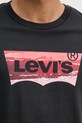 Levi's t-shirt męski bawełniany GRAPHIC CREWNECK 22491.2105 czarny