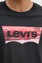 Levi's t-shirt męski bawełniany GRAPHIC CREWNECK 22491.2105 czarny