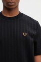 Fred Perry t-shirt bawełniany czarny M2392