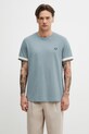 Fred Perry T-shirt bawełniany męski bawełna niebieski M2396