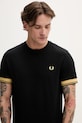 Fred Perry t-shirt bawełniany czarny M2396