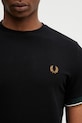 Fred Perry t-shirt bawełniany czarny M2396