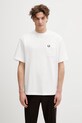 Fred Perry t-shirt bawełniany bawełna biały M2408