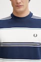 Fred Perry t-shirt bawełniany granatowy M2410