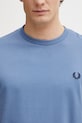 Fred Perry t-shirt bawełniany niebieski M3519