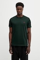 Fred Perry t-shirt bawełniany bawełna zielony M3519