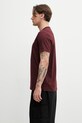 Fred Perry T-shirt bawełniany męski M3519 bordowy SS26