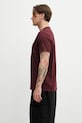 Fred Perry T-shirt bawełniany męski M3519 bordowy SS26