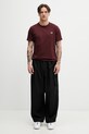 Fred Perry T-shirt bawełniany męski M3519 bordowy
