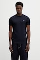 Fred Perry t-shirt bawełniany regular granatowy M4613