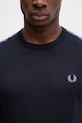 Fred Perry t-shirt bawełniany granatowy M4613
