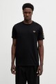 Fred Perry t-shirt bawełniany regular czarny M4613