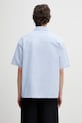 Odzież Daily Paper script ss koszula męska 2610036 niebieski