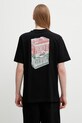 Odzież Daily Paper t-shirt bawełniany oil can 2610040 czarny