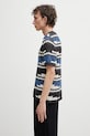 Daily Paper t-shirt męski ażurowy kente stripe 2610006 multicolor SS26