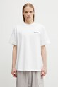 Odzież Daily Paper t-shirt bawełniany chain shield 2610068 biały