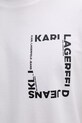 Odzież Karl Lagerfeld Jeans t-shirt męski bawełniany B2M17046 biały