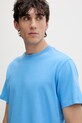 Karl Lagerfeld Jeans t-shirt męski bawełniany niebieski B2M17047