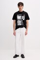 Karl Lagerfeld Jeans t-shirt męski bawełniany B2M17067 czarny SS26