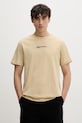 Karl Lagerfeld Jeans t-shirt męski bawełniany beżowy B2M17090