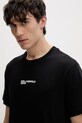 Karl Lagerfeld Jeans t-shirt męski bawełniany czarny B2M17090