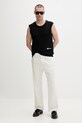 Karl Lagerfeld Jeans kamizelka męska bawełniana B2M18026 czarny SS26