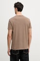 Odzież Guess t-shirt męski bawełniany M6GI33.K3310 brązowy