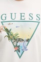 Guess t-shirt męski bawełniany M6GI49.K3584 beżowy