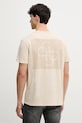 Ρούχα Guess t-shirt Ανδρικό βαμβακερό M6GI27.K3249 μπεζ