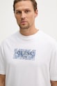 Guess t-shirt Ανδρικό βαμβακερό λευκό M6GI05.K2869