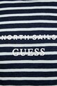 Guess t-shirt męski bawełniany x North Sails M6GI47.K3499 granatowy