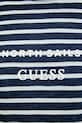 Guess t-shirt męski bawełniany x North Sails M6GI47.K3499 granatowy