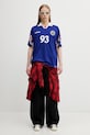 Polo majica adidas Originals x BAPE KF4914 plava