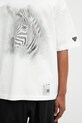 Maison MIHARA YASUHIRO T-shirt bawełniany męski biały J16TS851
