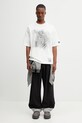 Maison MIHARA YASUHIRO T-shirt bawełniany męski J16TS851 biały
