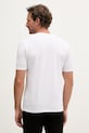 Odzież Blauer t-shirt basic męski z bawełną JAN BLUH02065 biały