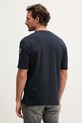Odzież Blauer t-shirt męski bawełniany HANSON BLUH02068 granatowy