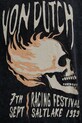 Von Dutch t-shirt męski wełniany VD.1.H.TR.POST szary