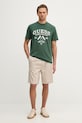 Guess t-shirt męski bawełniany M6GI06.K2917 zielony SS26