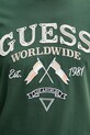 Guess t-shirt męski bawełniany M6GI06.K2917 zielony