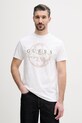 Guess T-shirt da uomo in cotone bianco M6GI09.K2989