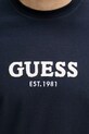 Guess t-shirt basic męski bawełniany M6GI16.K3032 granatowy