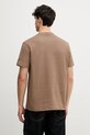 Odzież Guess t-shirt męski bawełniany M6GI17.K3038 brązowy