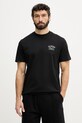Abbigliamento Guess t-shirt da uomo in cotone M6GI19.K3051 nero