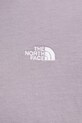 The North Face t-shirt damski bawełniany Essential Simple Dome NF0A8EVWG7O1 fioletowy