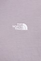 The North Face t-shirt damski bawełniany Essential Simple Dome NF0A8EVWG7O1 fioletowy