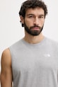 The North Face top męski z bawełną Essential Simple Dome szary NF0A8FD4CQO1